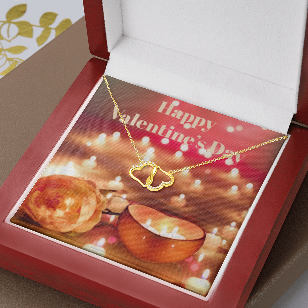 Happy Valentine's Day Everlasting Love Necklace