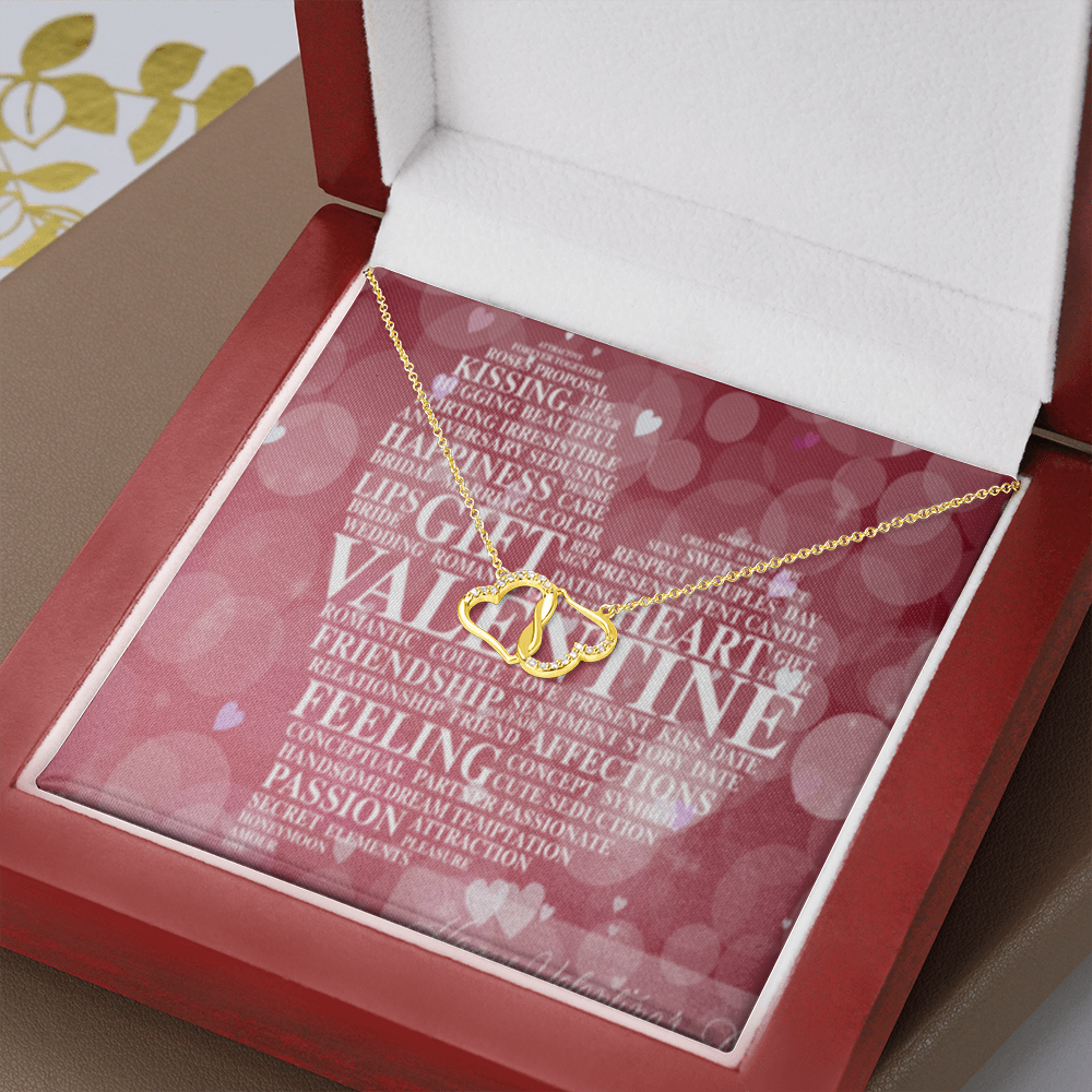 Happy Valentine's Day Everlasting Love Necklace