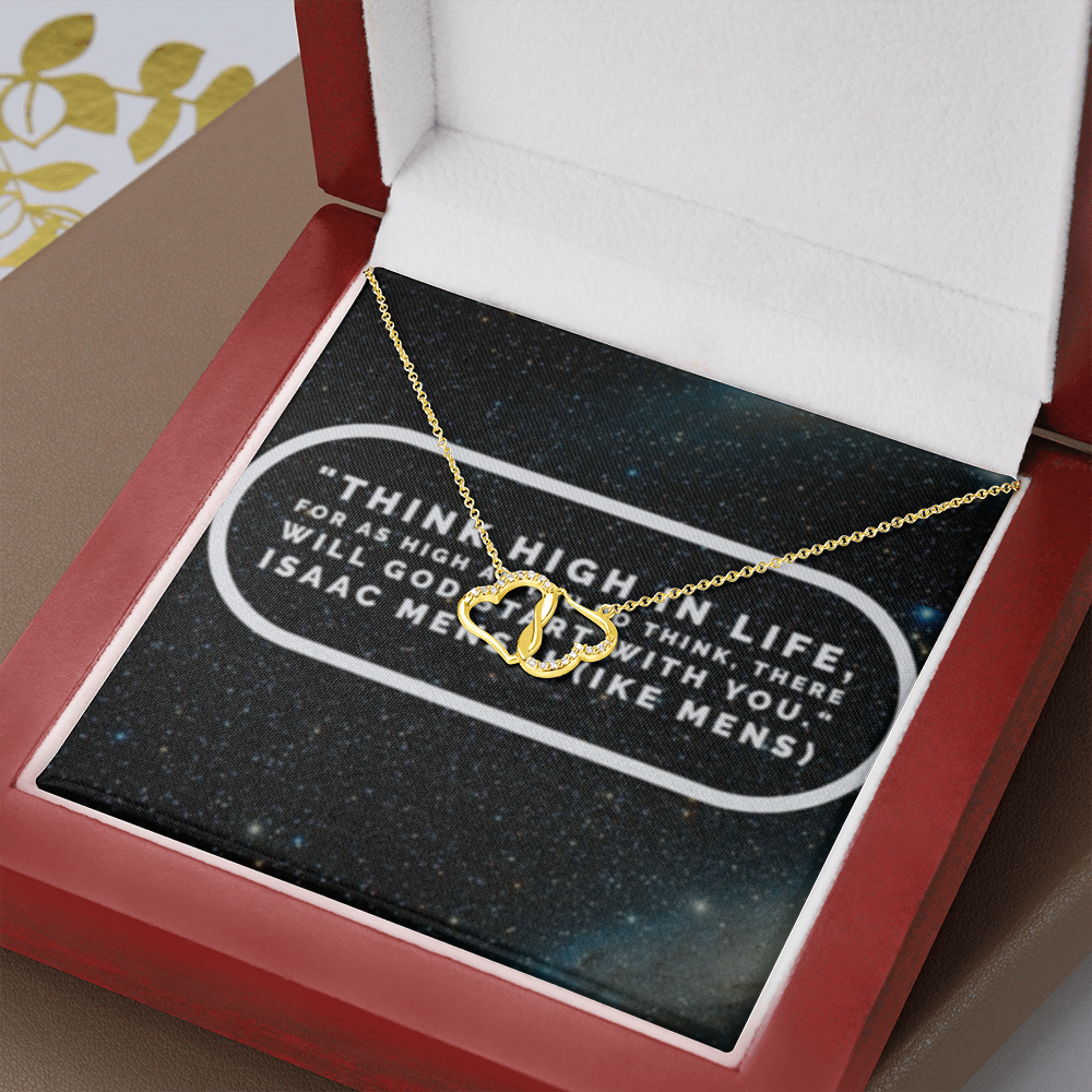 IKE MENS QUOTE EVERLASTING LOVE NECKLACE