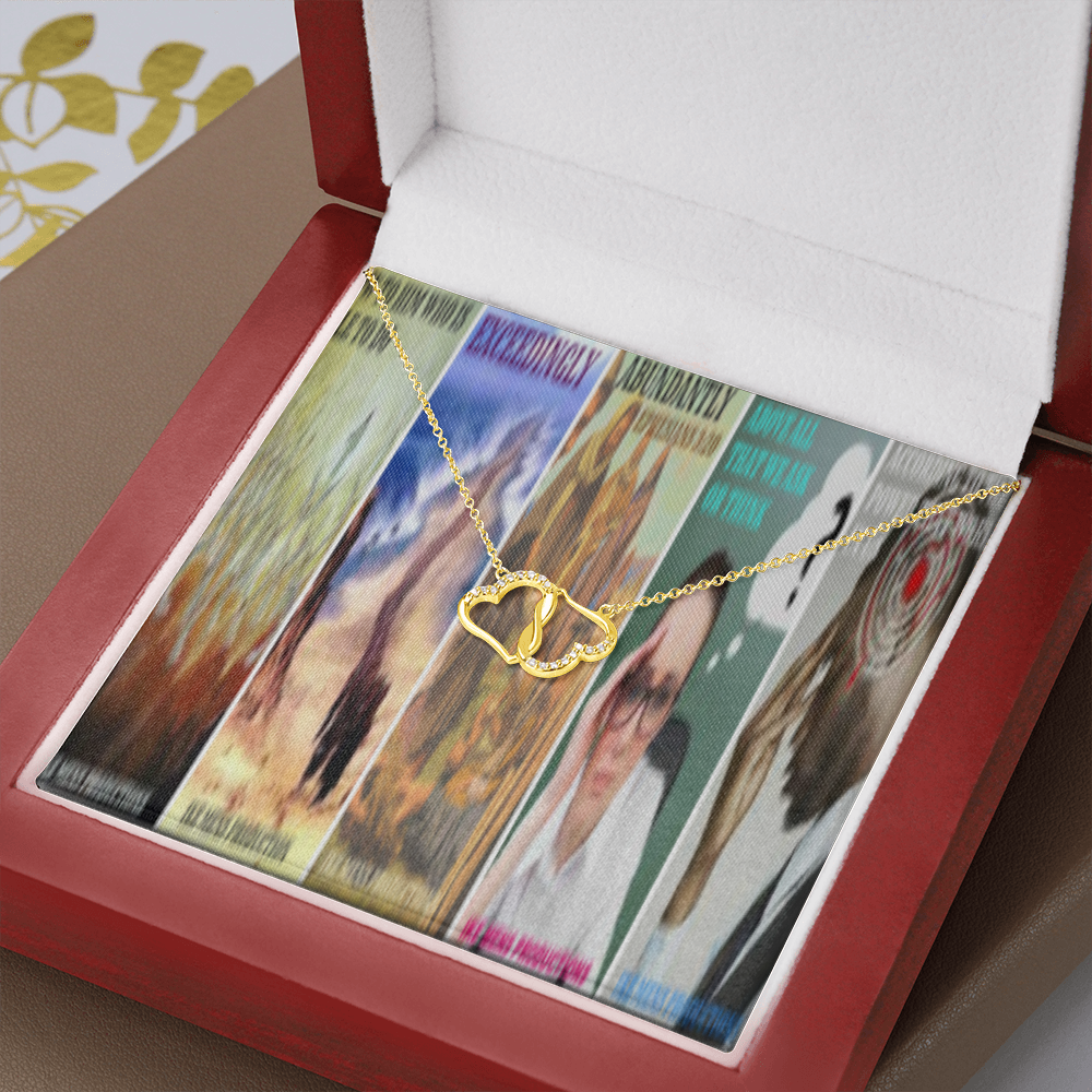 Everlasting Love Necklace in Scripture Collage