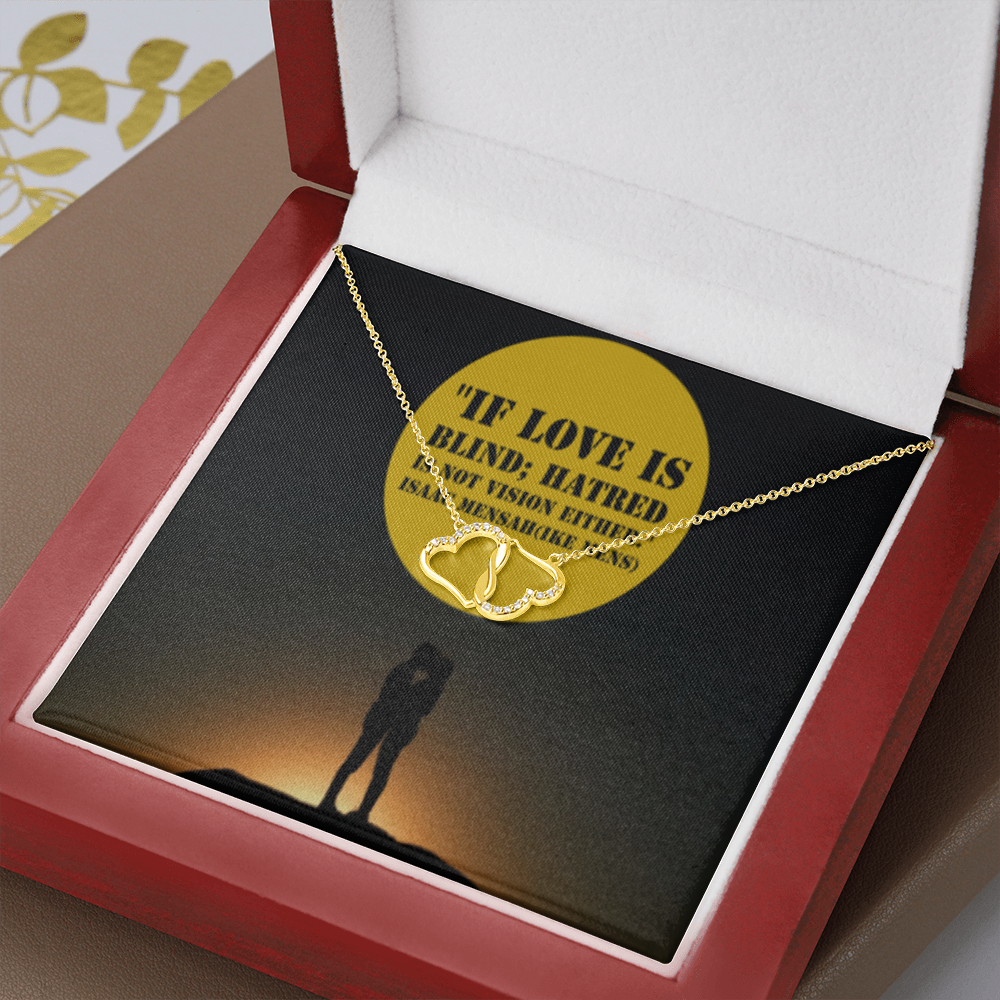 IKE MENS QUOTE EVERLASTING LOVE NECKLACE