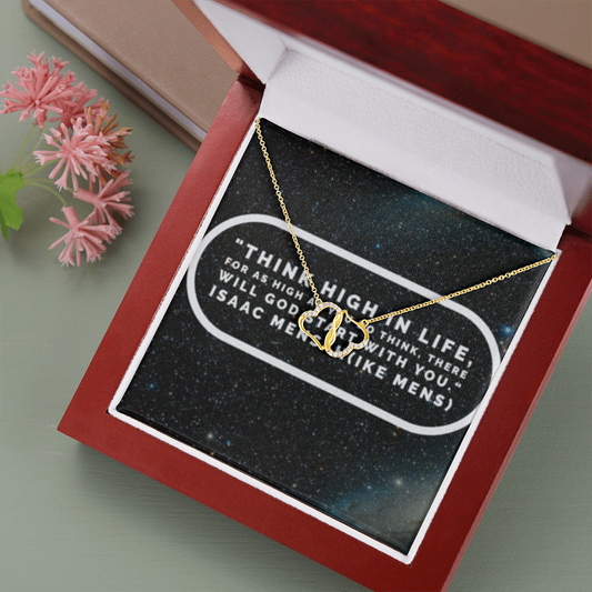 IKE MENS QUOTE EVERLASTING LOVE NECKLACE