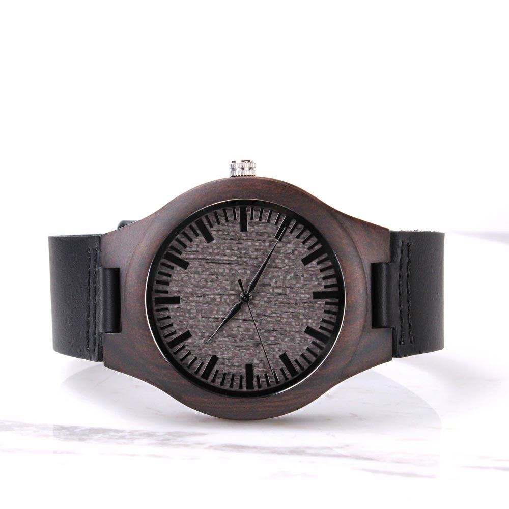 Proverbs Engraved Watch