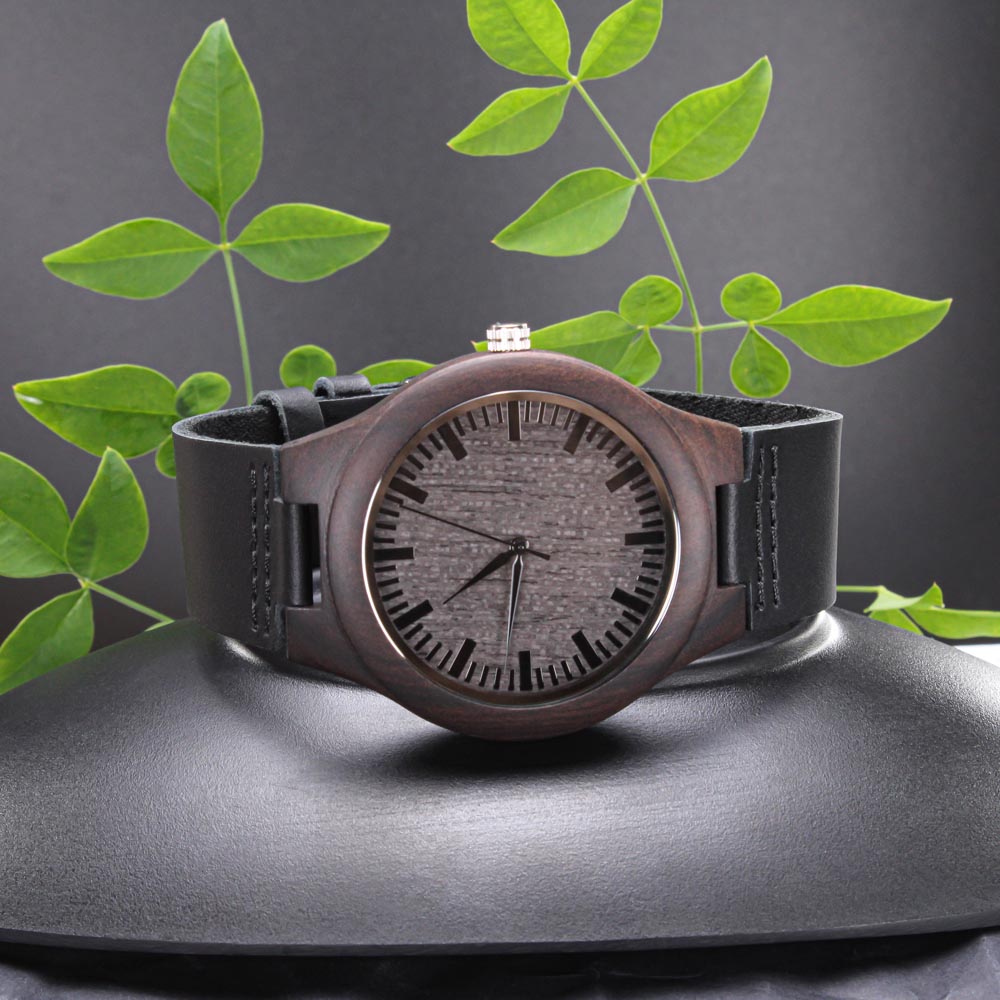 Proverbs Engraved Watch