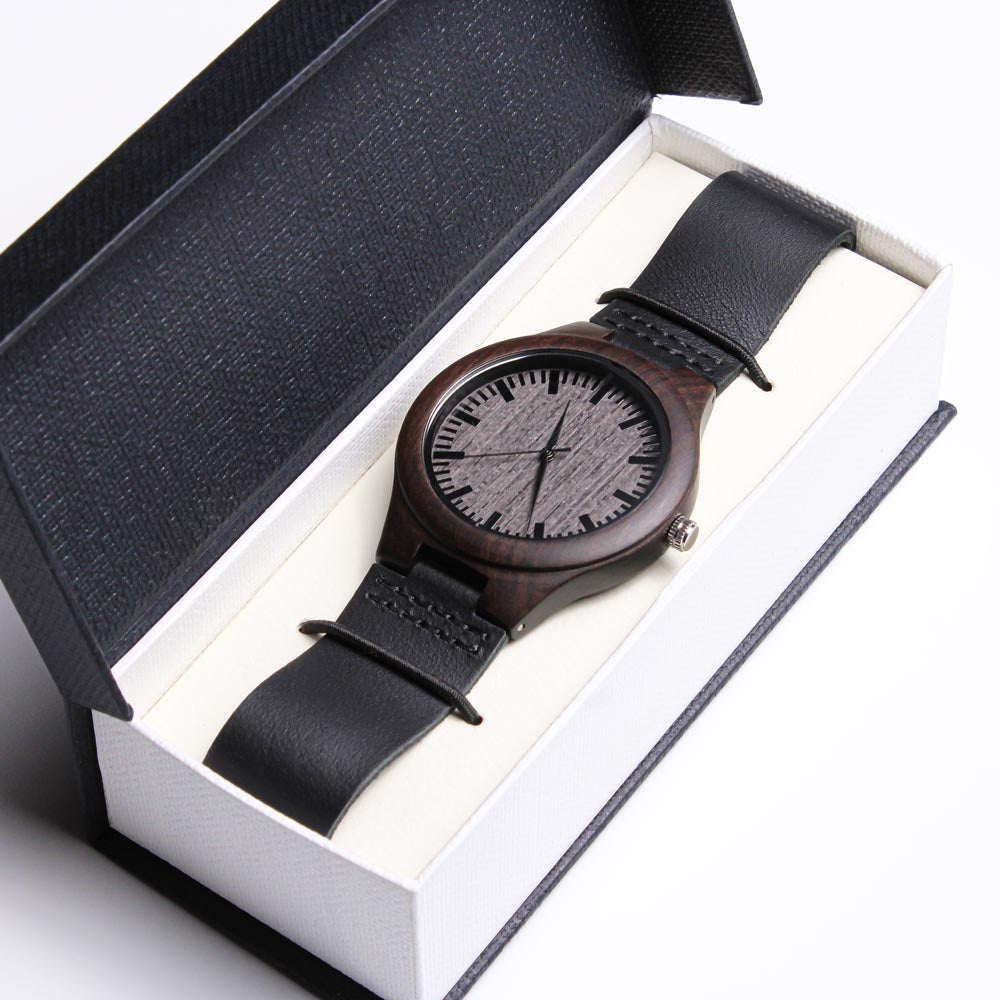 Proverbs Engraved Watch