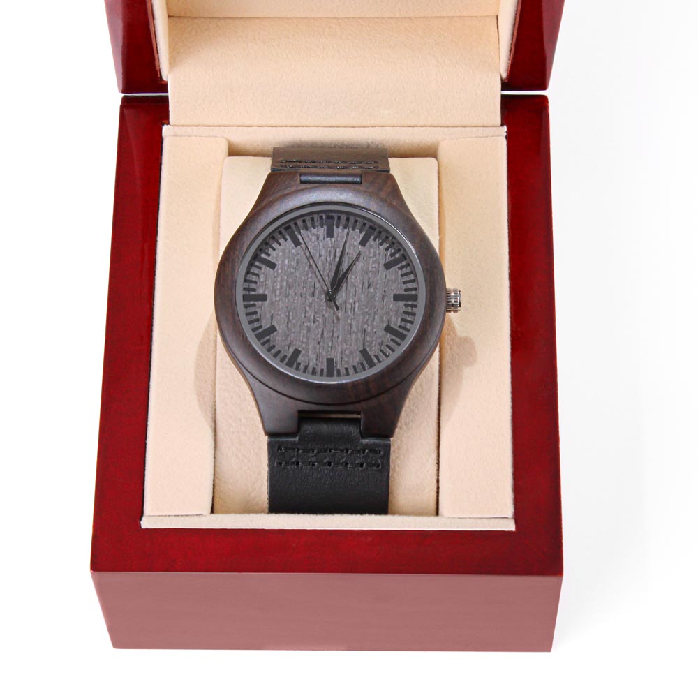 Proverbs Engraved Watch