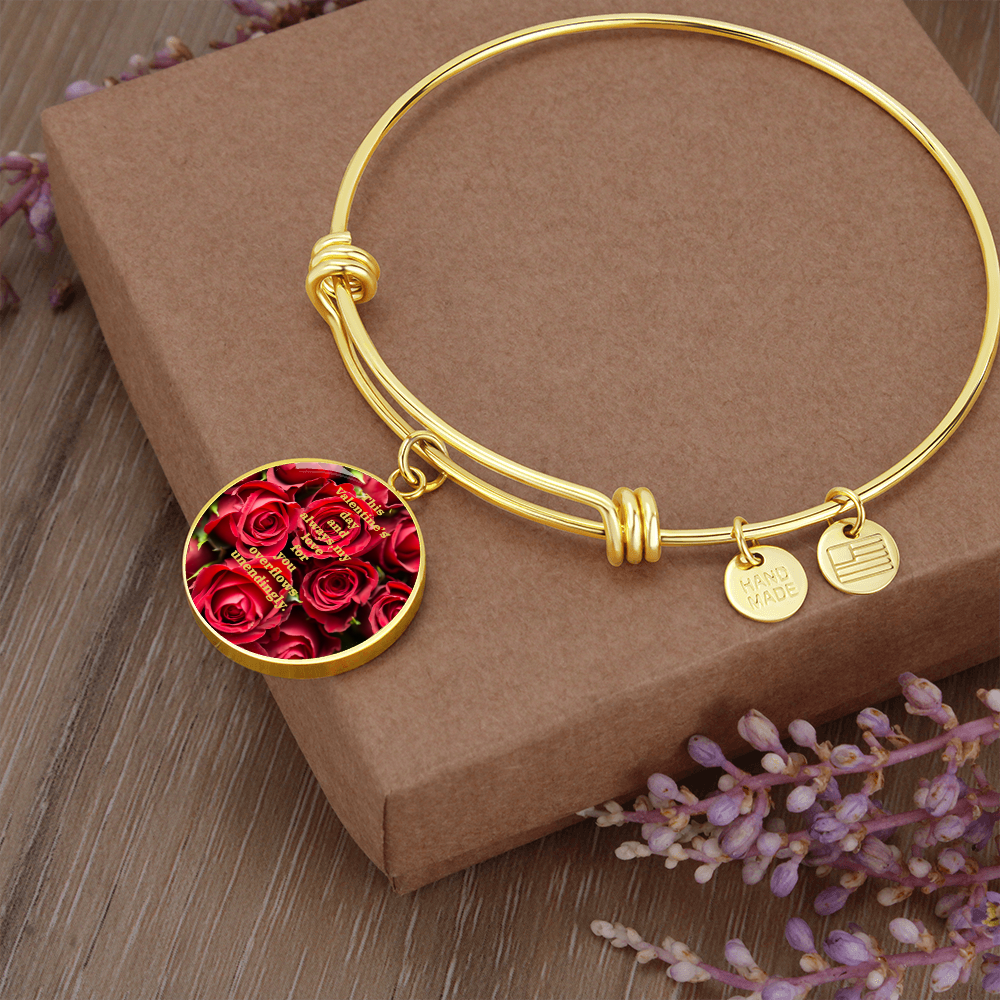 HAPPY VALENTINE'S DAY CIRCLE BANGLE