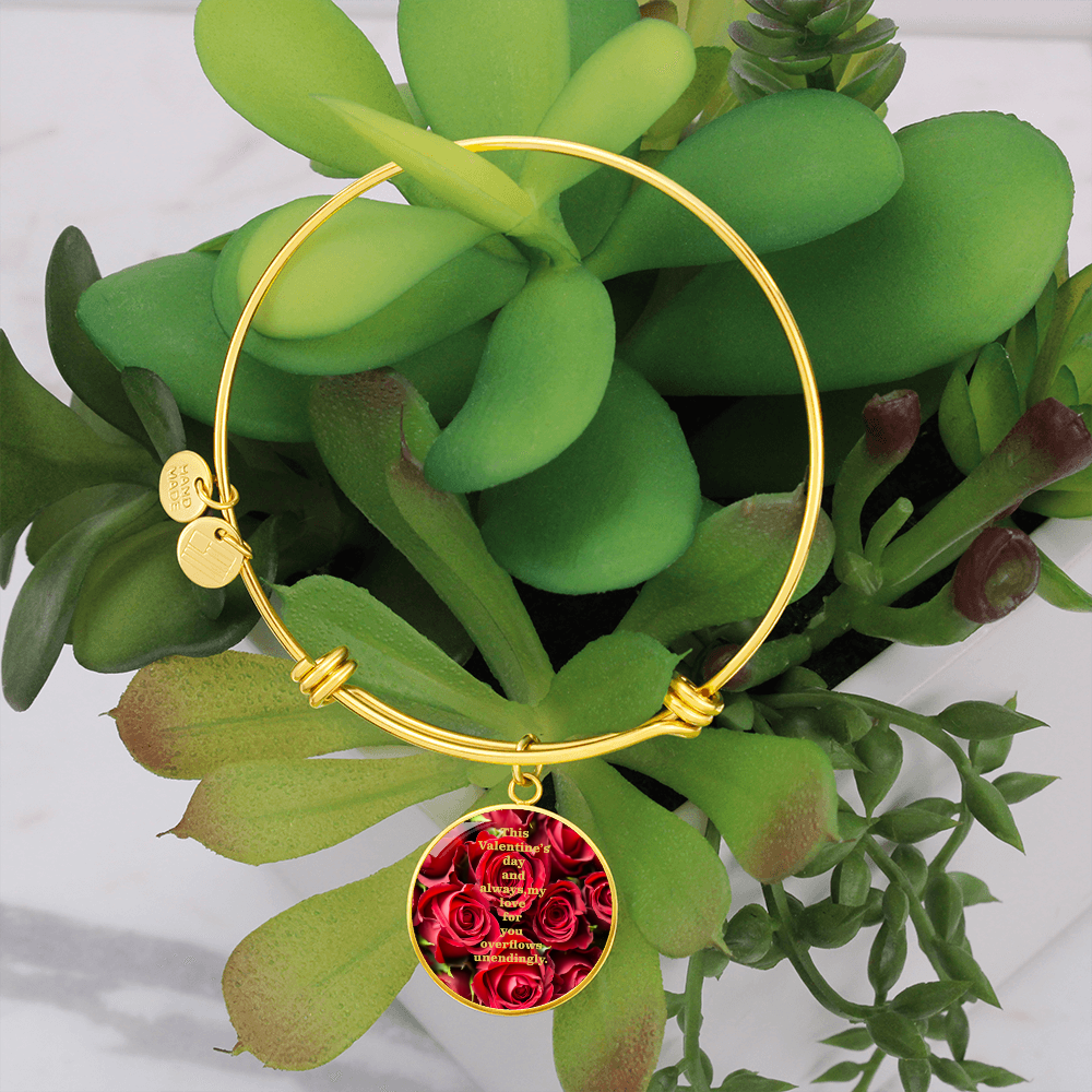 HAPPY VALENTINE'S DAY CIRCLE BANGLE