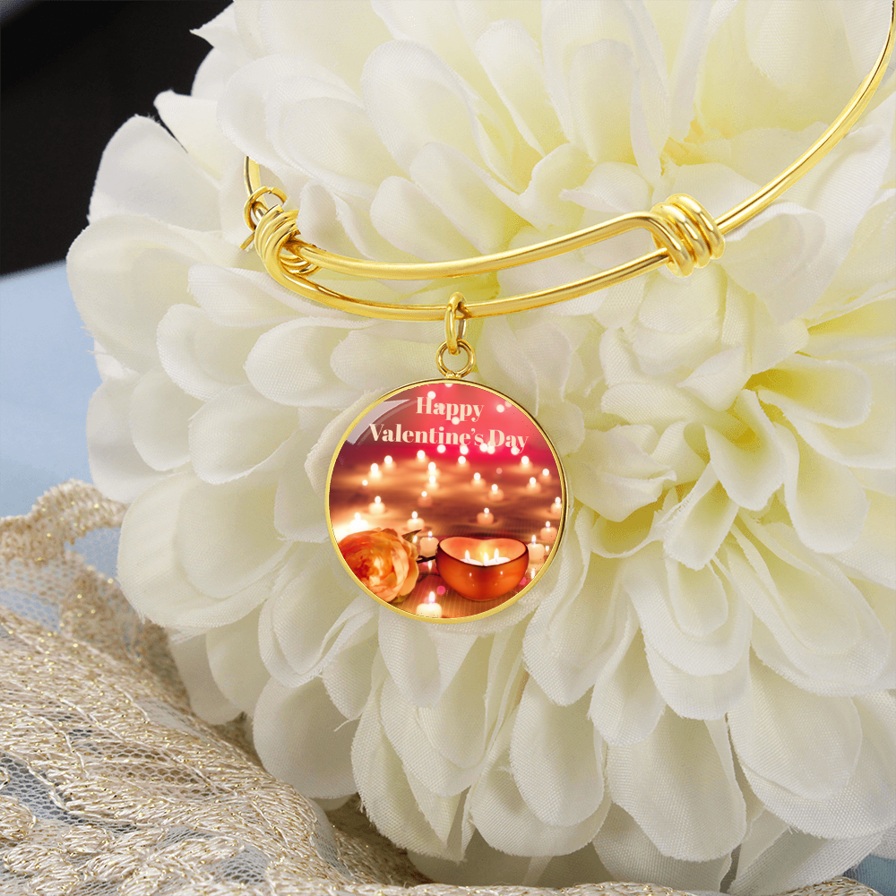 HAPPY VALENTINE'S DAY CIRCLE BANGLE