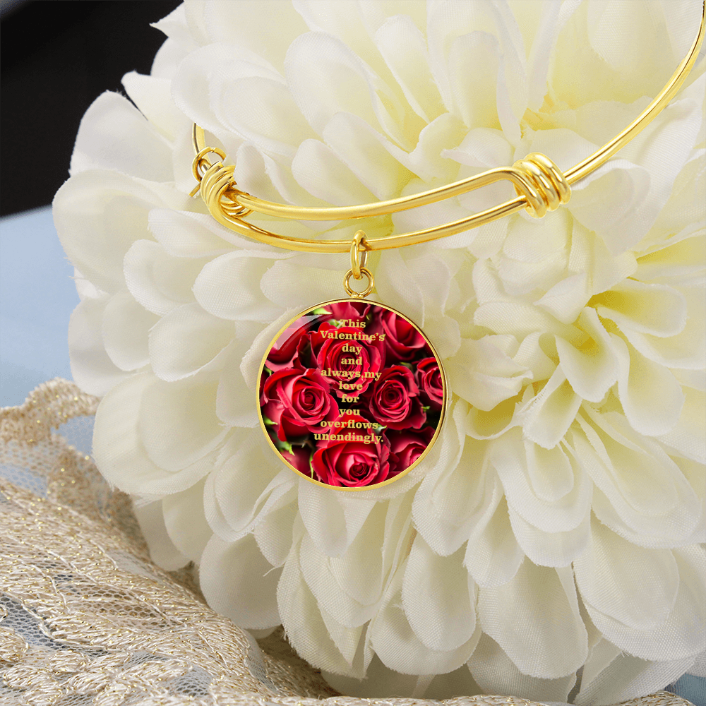 HAPPY VALENTINE'S DAY CIRCLE BANGLE