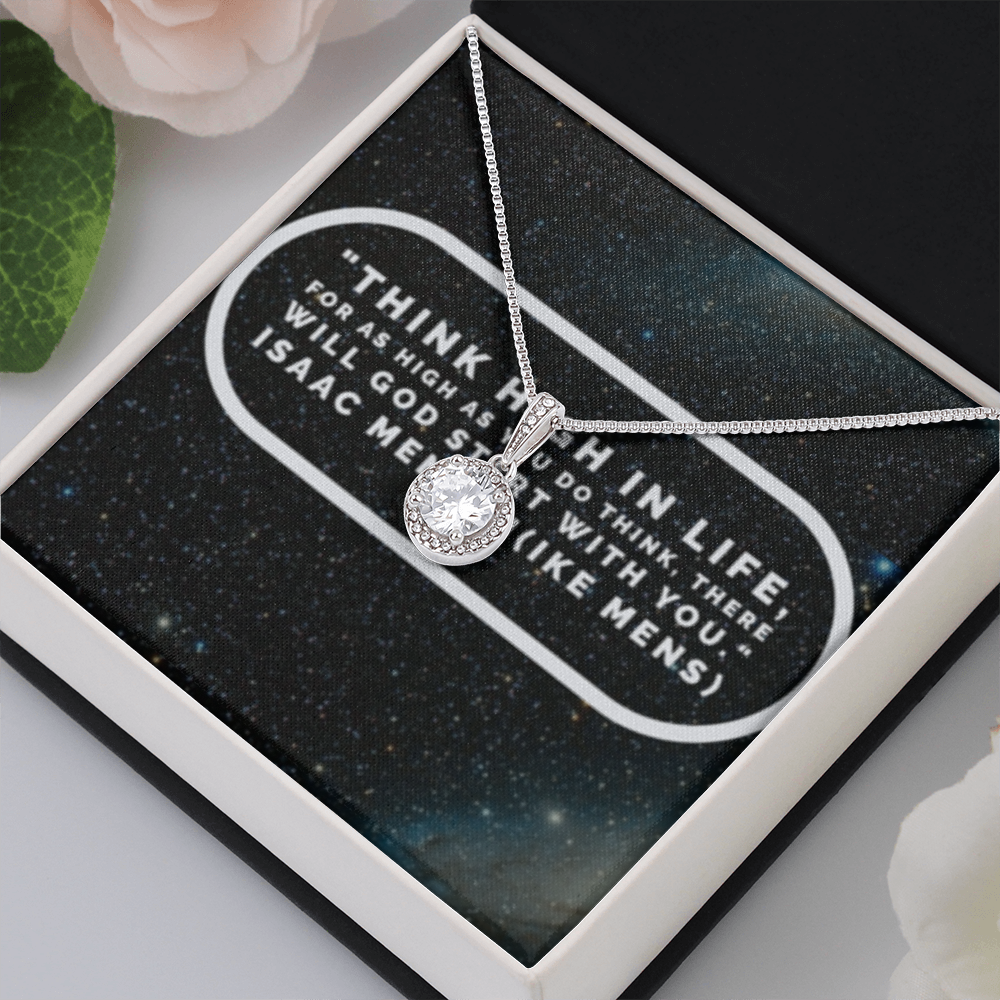 IKE MENS QUOTE ETERNAL HOPE NECKLACE JEWELRY