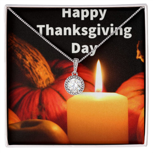 Happy Thanksgiving Day Eternal Hope Necklace