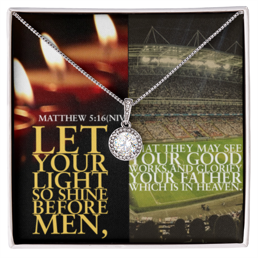 IKE MENS SCRIPTURE COLLAGE ETERNAL HOPE NECKLACE JEWELRY