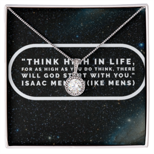 IKE MENS QUOTE ETERNAL HOPE NECKLACE JEWELRY