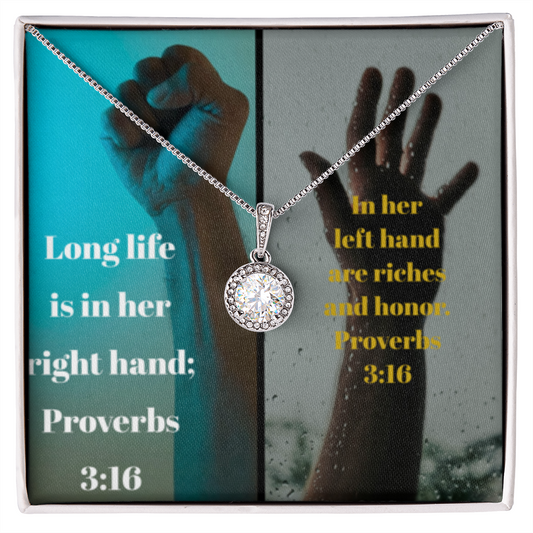IKE MENS SCRIPTURE COLLAGE ETERNAL HOPE NECKLACE JEWELRY