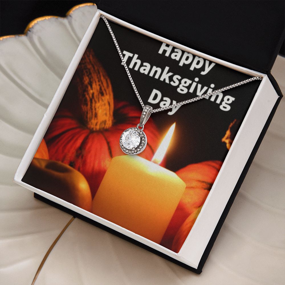 Happy Thanksgiving Day Eternal Hope Necklace