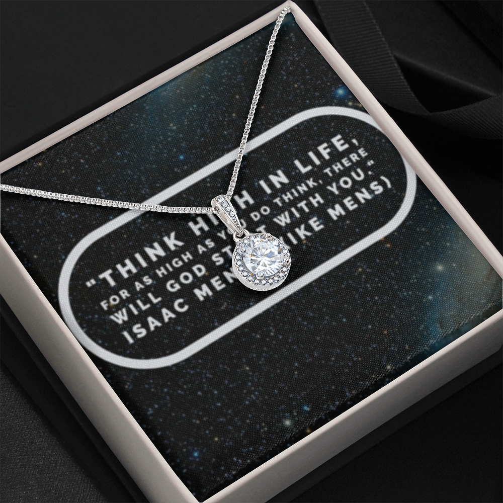 IKE MENS QUOTE ETERNAL HOPE NECKLACE JEWELRY