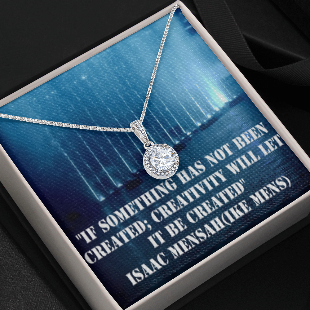 IKE MENS QUOTE ETERNAL HOPE NECKLACE JEWELRY