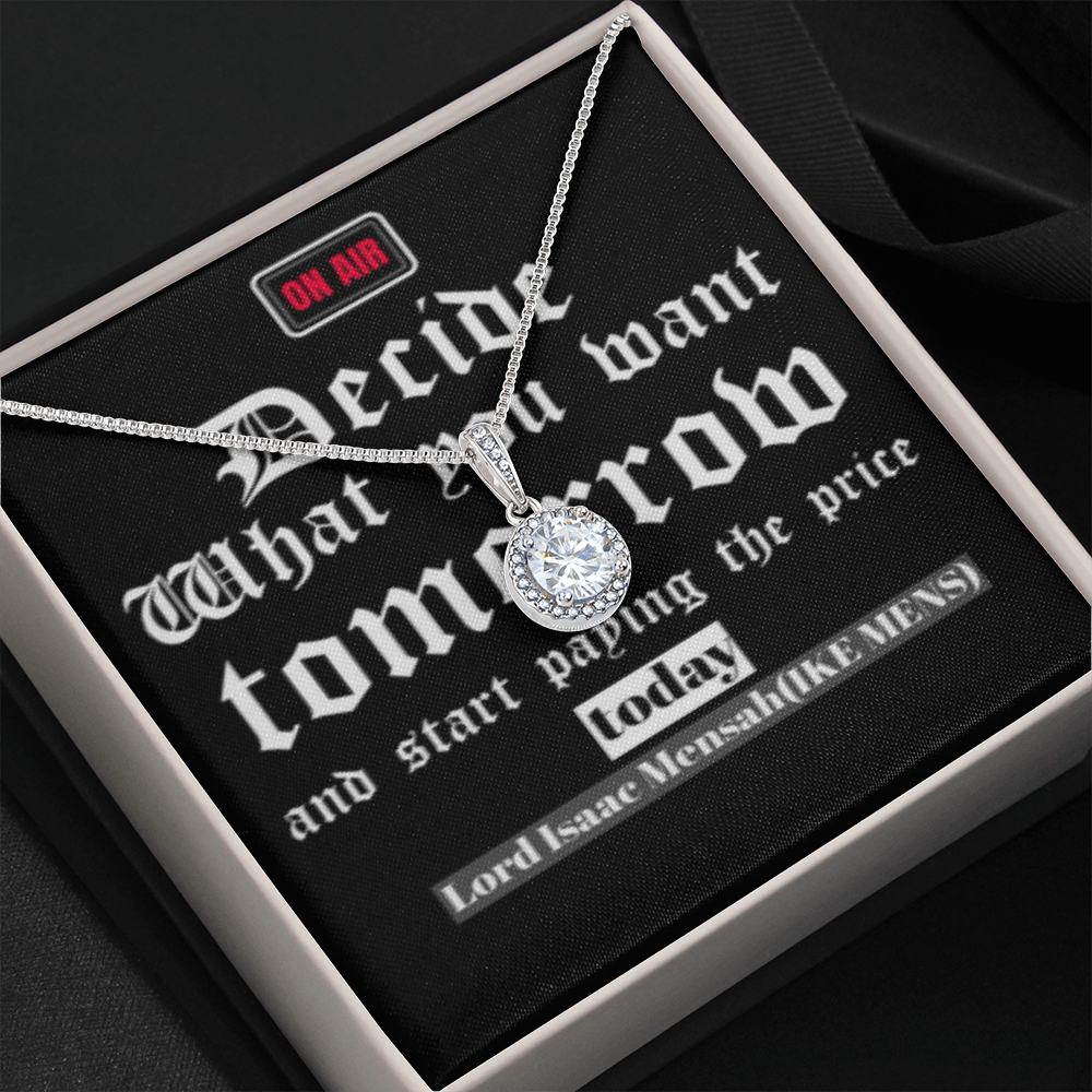 IKE MENS QUOTE ETERNAL HOPE NECKLACE