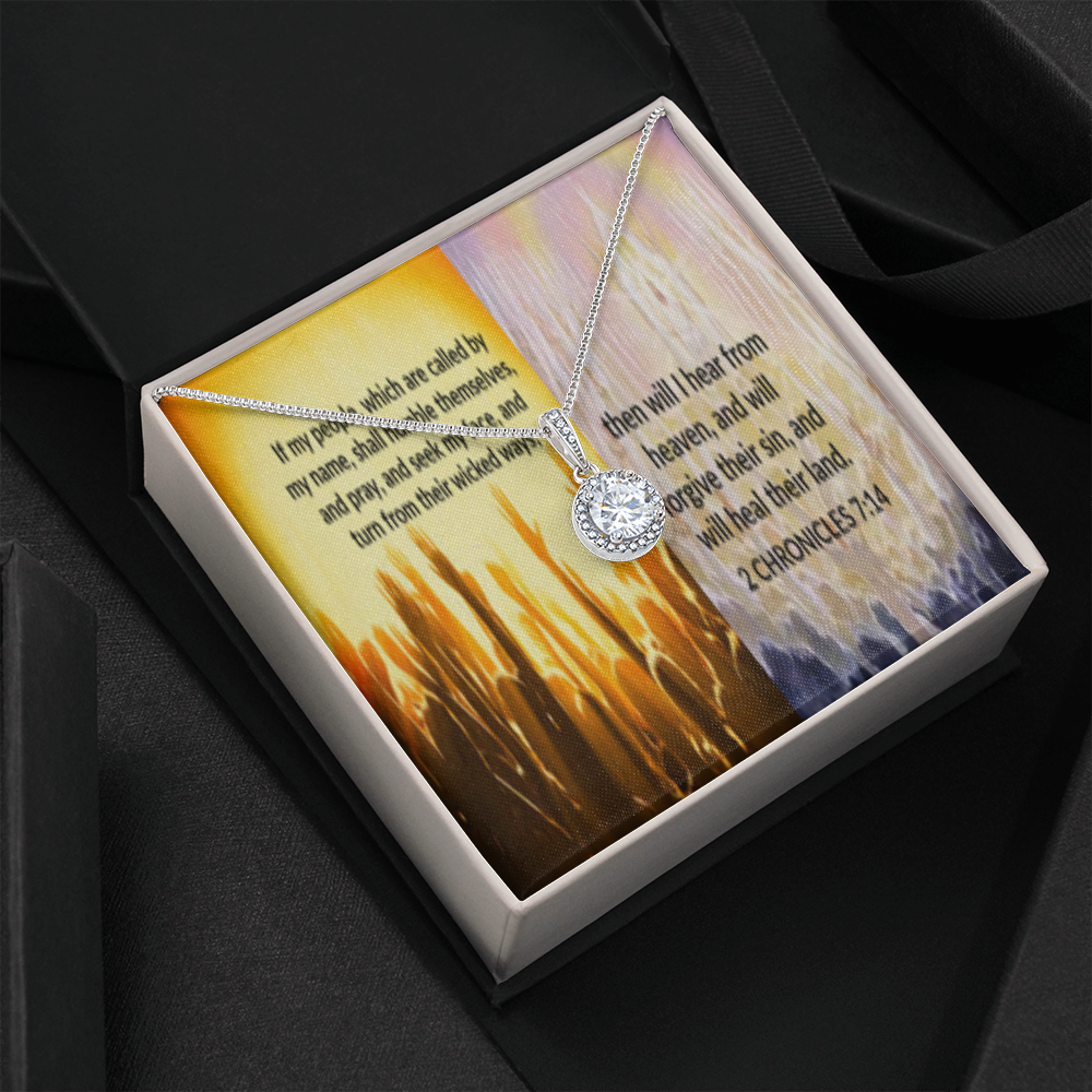 IKE MENS SCRIPTURE COLLAGE ETERNAL HOPE NECKLACE JEWELRY