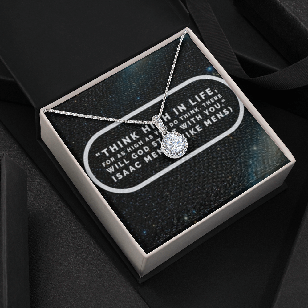 IKE MENS QUOTE ETERNAL HOPE NECKLACE JEWELRY