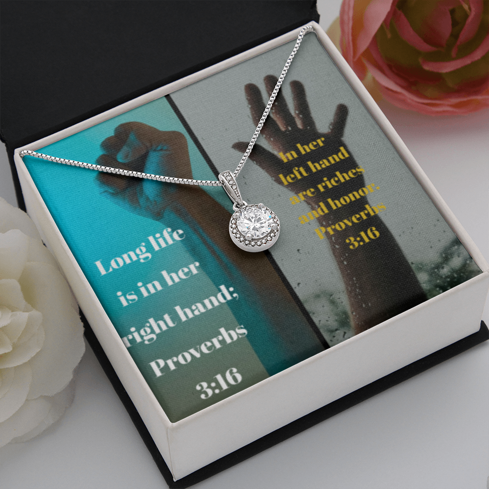 IKE MENS SCRIPTURE COLLAGE ETERNAL HOPE NECKLACE JEWELRY