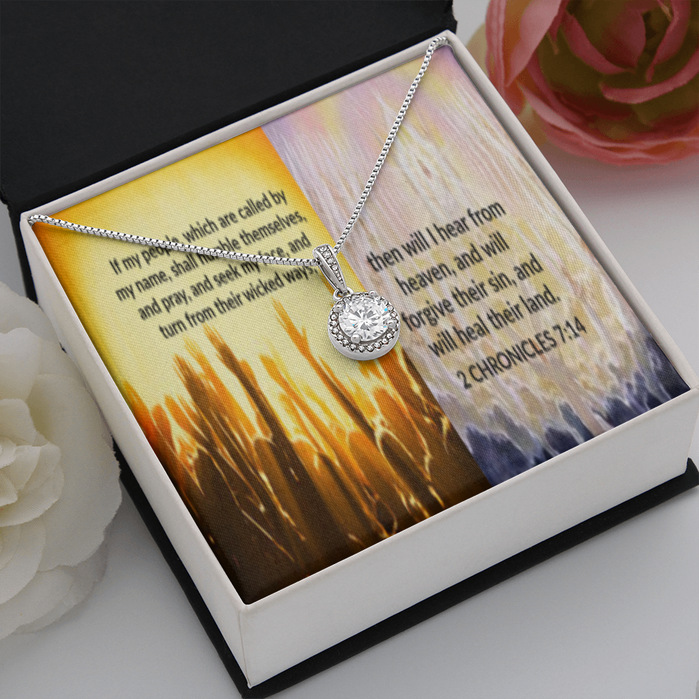 IKE MENS SCRIPTURE COLLAGE ETERNAL HOPE NECKLACE JEWELRY