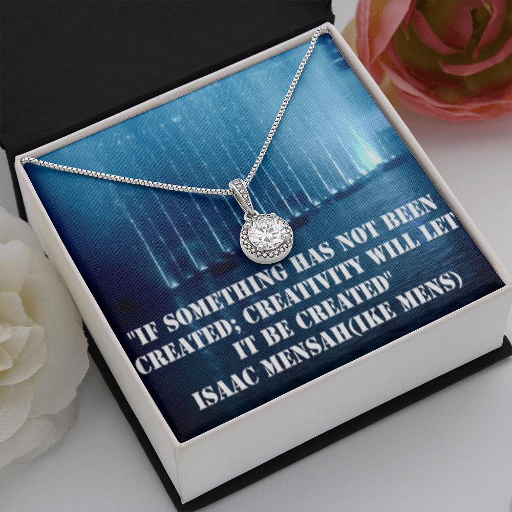 IKE MENS QUOTE ETERNAL HOPE NECKLACE JEWELRY