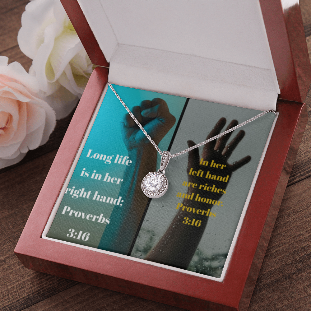 IKE MENS SCRIPTURE COLLAGE ETERNAL HOPE NECKLACE JEWELRY