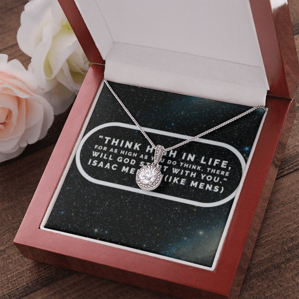 IKE MENS QUOTE ETERNAL HOPE NECKLACE JEWELRY