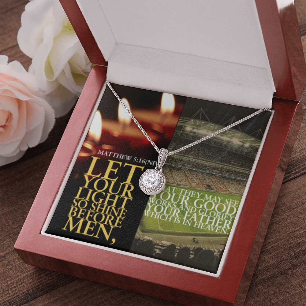 IKE MENS SCRIPTURE COLLAGE ETERNAL HOPE NECKLACE JEWELRY