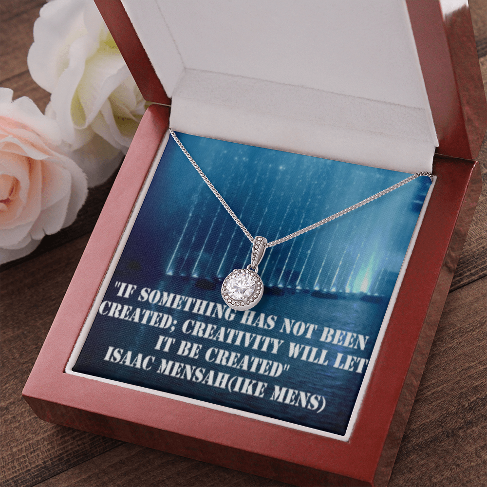 IKE MENS QUOTE ETERNAL HOPE NECKLACE JEWELRY