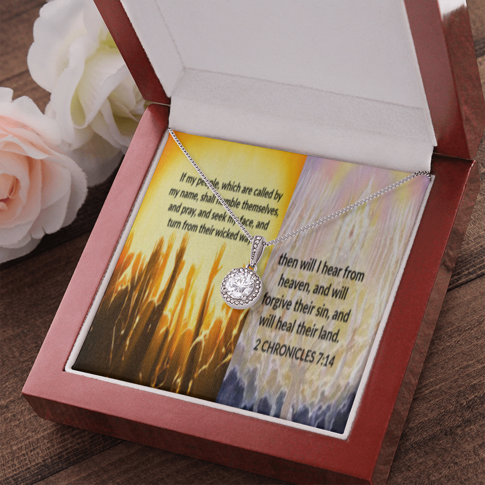 IKE MENS SCRIPTURE COLLAGE ETERNAL HOPE NECKLACE JEWELRY