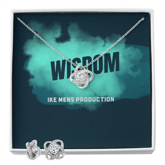 WISDOM Love Knot Earring & Necklace Set