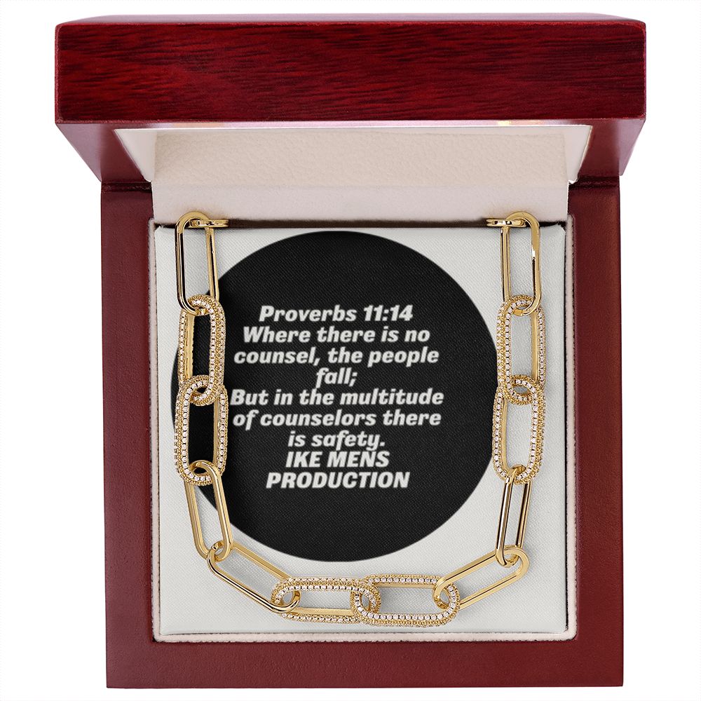 FOREVER LINKED NECKLACE WITH PROVERBS