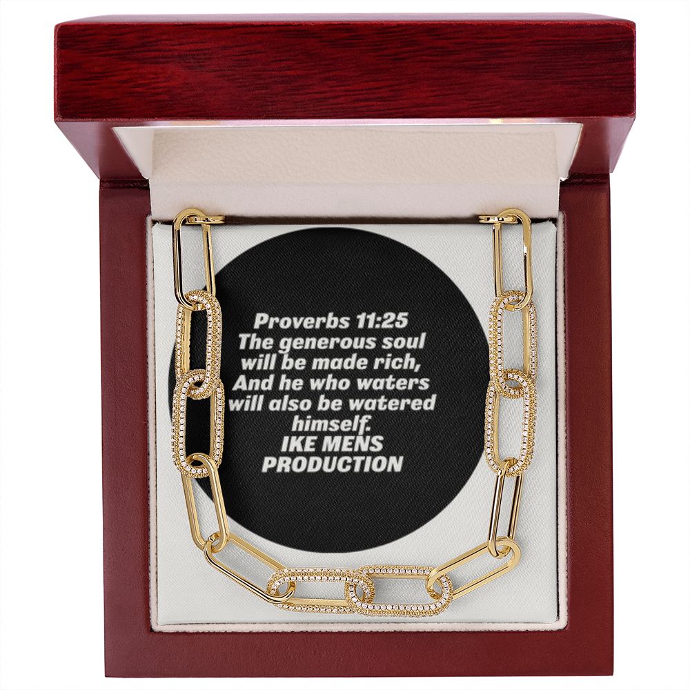 FOREVER LINKED NECKLACE WITH PROVERBS