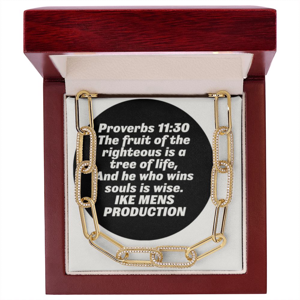 FOREVER LINKED NECKLACE WITH PROVERBS