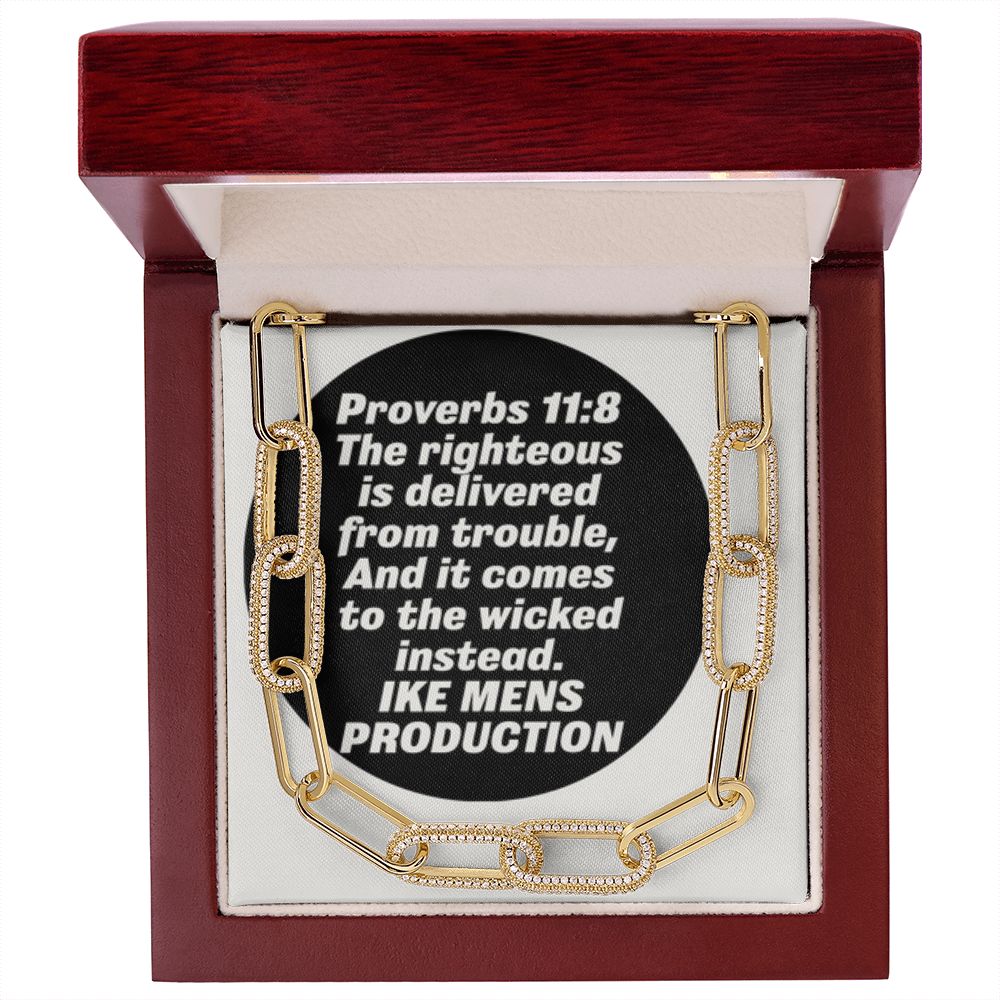 FOREVER LINKED NECKLACE WITH PROVERBS