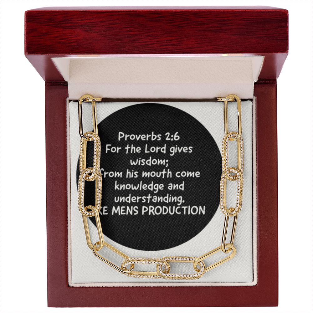 FOREVER LINKED NECKLACE WITH PROVERBS