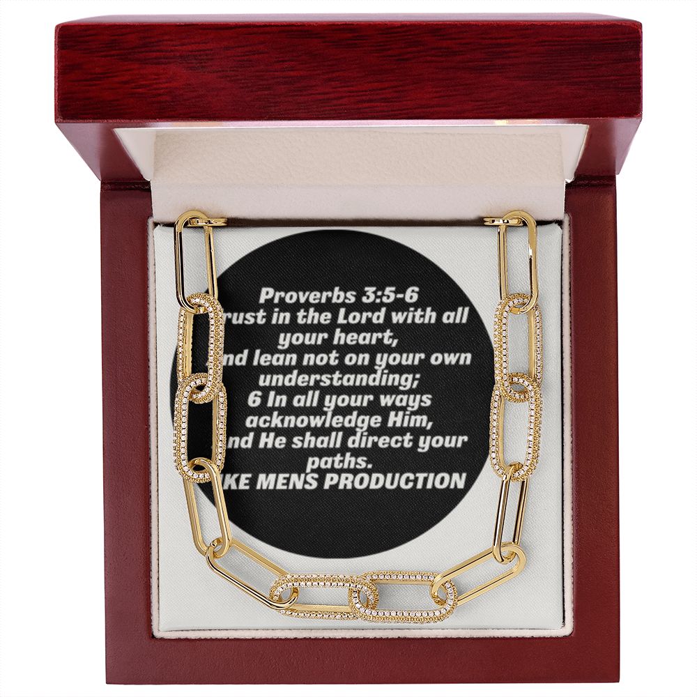 FOREVER LINKED NECKLACE WITH PROVERBS
