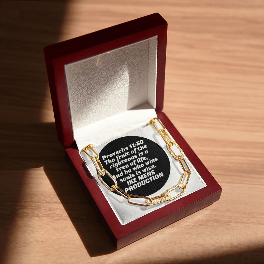 FOREVER LINKED NECKLACE WITH PROVERBS