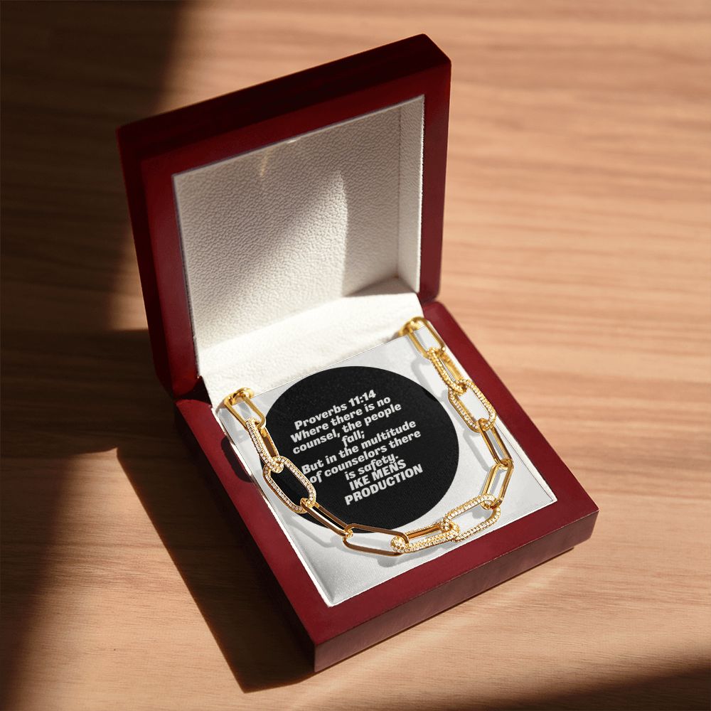 FOREVER LINKED NECKLACE WITH PROVERBS