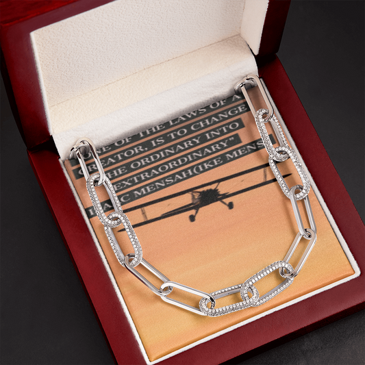 IKE MENS Quote  The Forever Linked Necklace