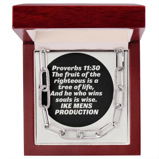 FOREVER LINKED NECKLACE WITH PROVERBS