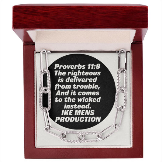 FOREVER LINKED NECKLACE WITH PROVERBS