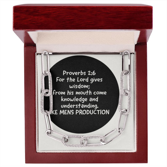 FOREVER LINKED NECKLACE WITH PROVERBS