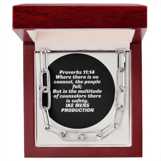 FOREVER LINKED NECKLACE WITH PROVERBS