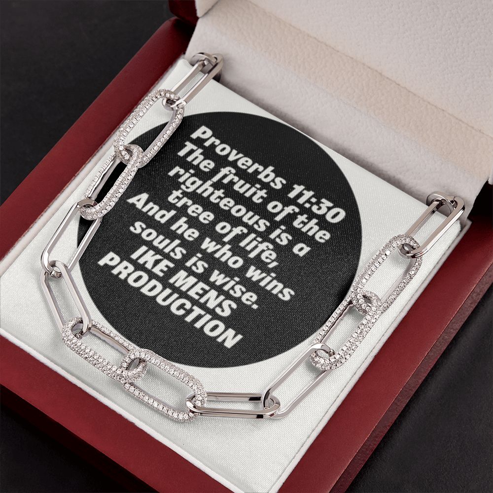 FOREVER LINKED NECKLACE WITH PROVERBS
