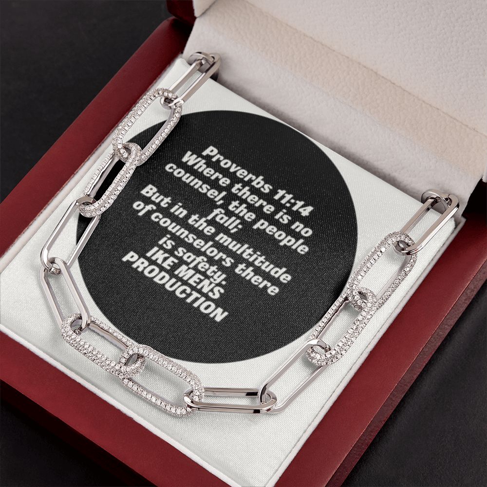 FOREVER LINKED NECKLACE WITH PROVERBS