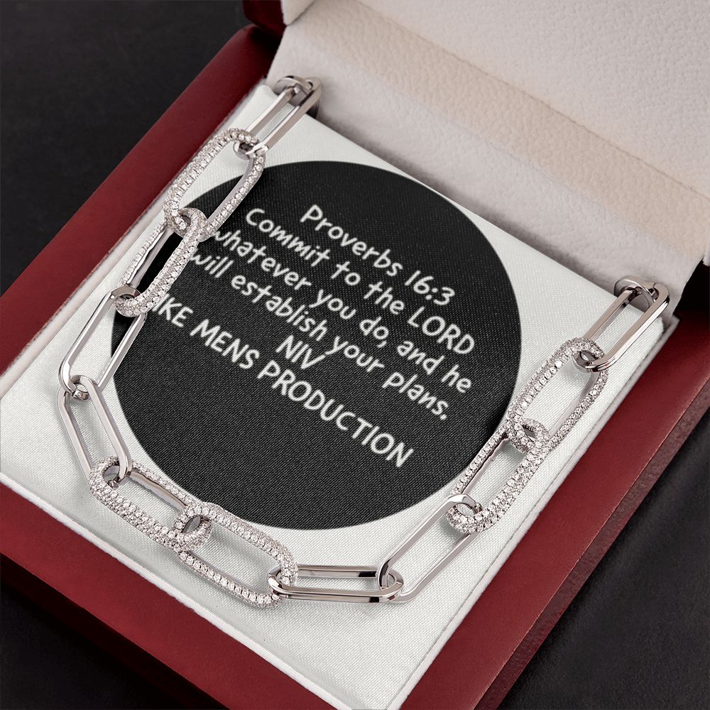 FOREVER LINKED NECKLACE WITH PROVERBS